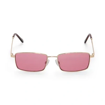 Bcbgeneration Metal Womens Uv Protection Rectangular Sunglasses In Yellow