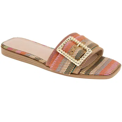 Bcbgeneration Mollie Womens Buckle Knit Slide Sandals