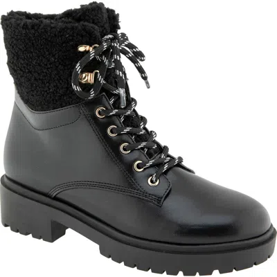 Bcbgeneration Morli Faux Shearling Boot In Black