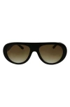 Bcbgeneration Oversized Aviator Sunglasses In Brown