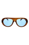 Bcbgeneration Oversized Aviator Sunglasses In Brown