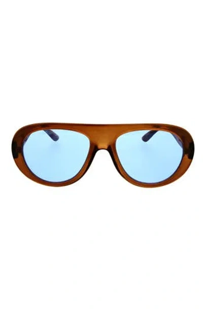Bcbgeneration Oversized Aviator Sunglasses In Brown