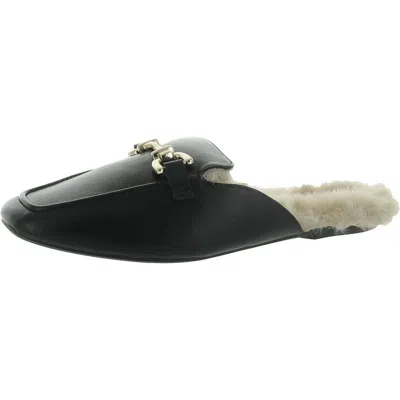 Bcbgeneration Pendall 2 Womens Faux Leather Embellished Mules In Black