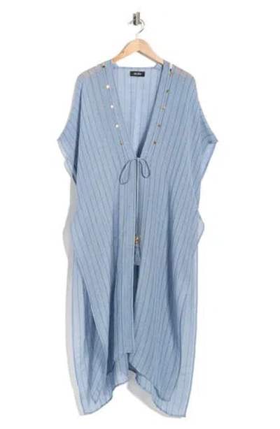 Bcbgeneration Pinstripe Woven Duster In Denim