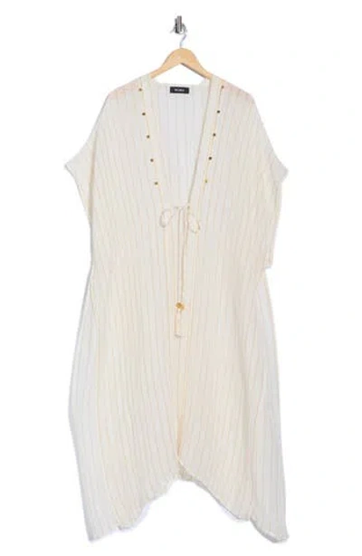 Bcbgeneration Pinstripe Woven Duster In Ivory
