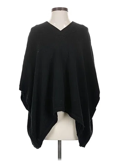 Pre-owned Bcbgeneration Poncho In Black