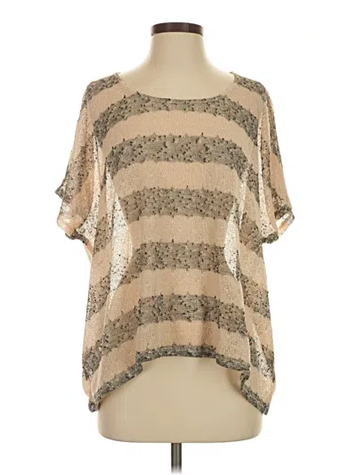 Pre-owned Bcbgeneration Poncho In Tan