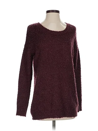 Pre-owned Bcbgeneration Pullover Sweater In Burgundy