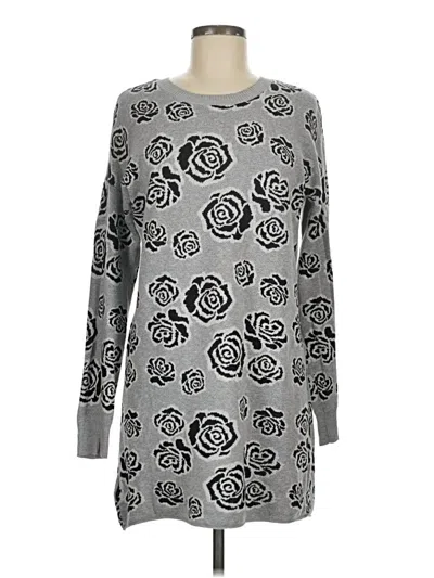 Pre-owned Bcbgeneration Pullover Sweater In Silver