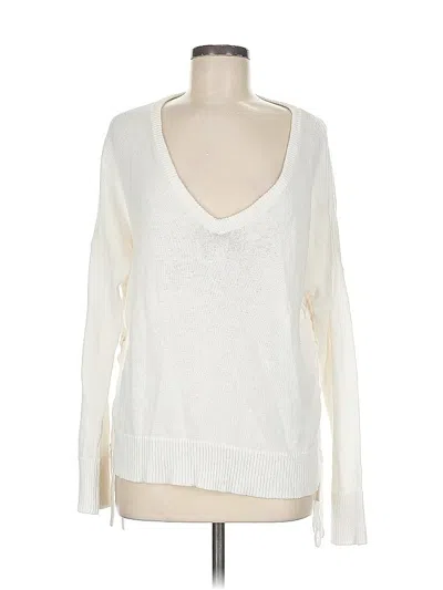 Pre-owned Bcbgeneration Pullover Sweater In White