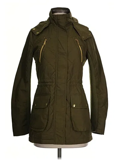 Pre-owned Bcbgeneration Raincoat In Green