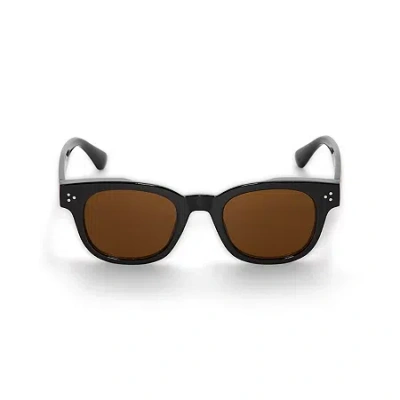 Bcbgeneration Retro Wayfarer Womens Uv Protection Square Sunglasses In Black