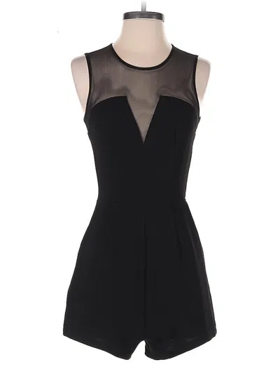 Pre-owned Bcbgeneration Romper In Black