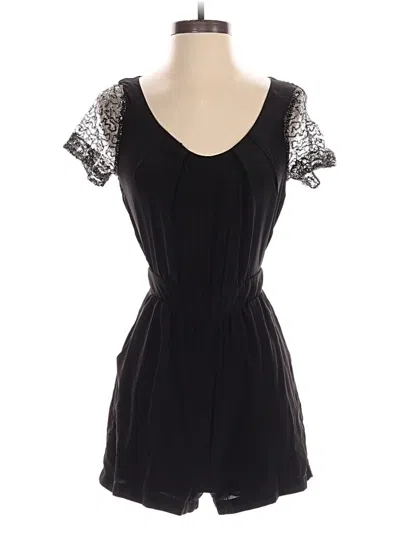 Pre-owned Bcbgeneration Romper In Black