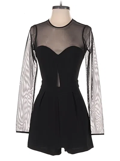 Pre-owned Bcbgeneration Romper In Black