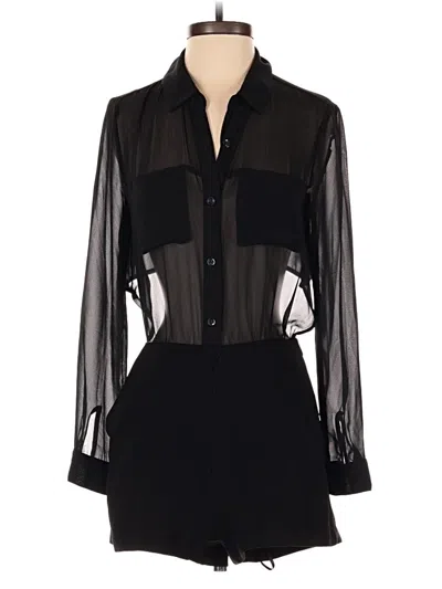 Pre-owned Bcbgeneration Romper In Black