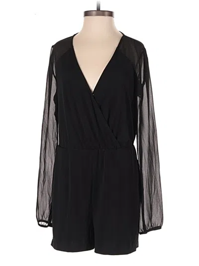 Pre-owned Bcbgeneration Romper In Black