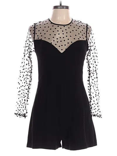 Pre-owned Bcbgeneration Romper In Black