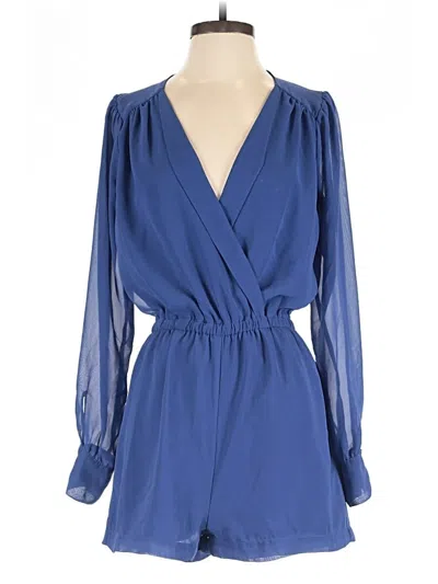 Pre-owned Bcbgeneration Romper In Blue