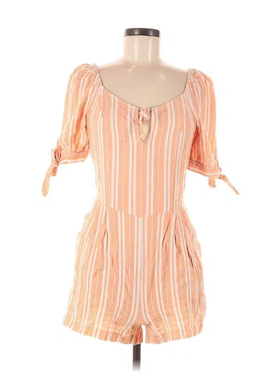 Pre-owned Bcbgeneration Romper In Orange