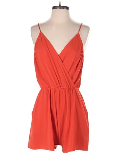 Pre-owned Bcbgeneration Romper In Red
