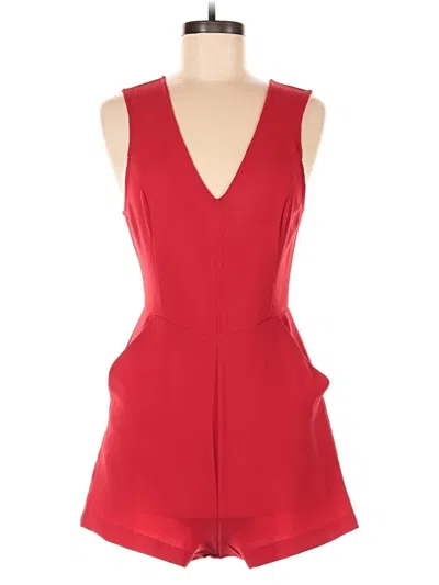 Pre-owned Bcbgeneration Romper In Red