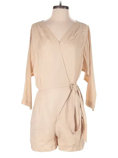 Pre-owned Bcbgeneration Romper In Tan