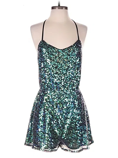 Pre-owned Bcbgeneration Romper In Teal