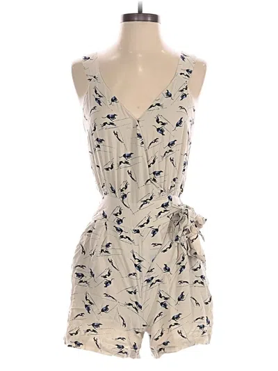 Pre-owned Bcbgeneration Romper In White