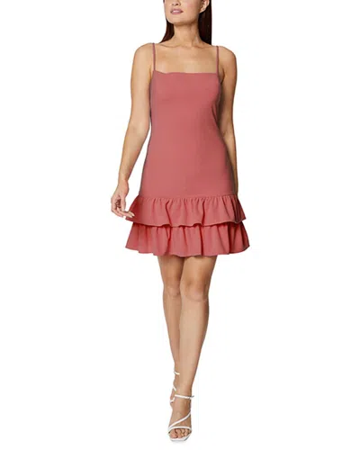 Bcbgeneration Ruffle Hem Mini Dress In Pink