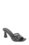 Bcbgeneration Ryia Studded Slide Sandal In Black