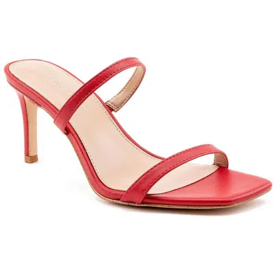 Bcbgeneration Salin Womens Leather Square Toe Heels In Multi