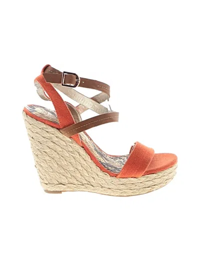 Pre-owned Bcbgeneration Sandals In Orange
