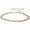 Bcbgeneration Seashell Chain Belt In Gold