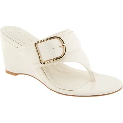 Bcbgeneration Seema Wedge Slide Sandal In White