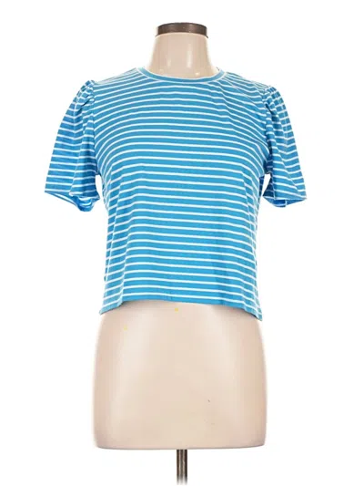 Pre-owned Bcbgeneration Short Sleeve T-shirt In Blue