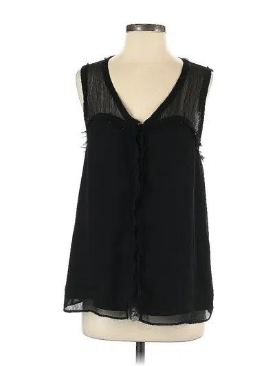 Pre-owned Bcbgeneration Sleeveless Blouse In Black