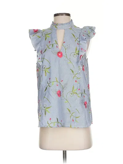 Pre-owned Bcbgeneration Sleeveless Blouse In Blue