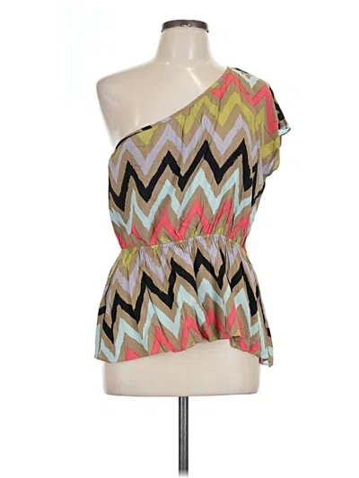 Pre-owned Bcbgeneration Sleeveless Blouse In Brown