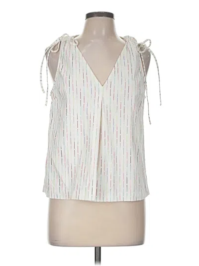 Pre-owned Bcbgeneration Sleeveless Blouse In Ivory