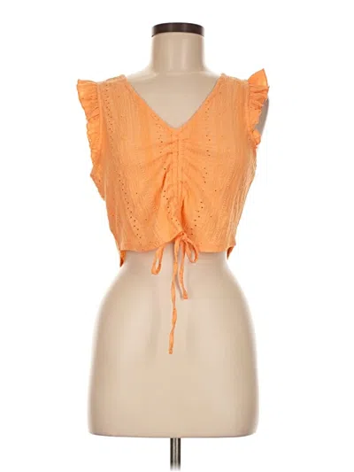 Pre-owned Bcbgeneration Sleeveless Blouse In Orange