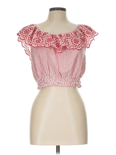 Pre-owned Bcbgeneration Sleeveless Blouse In Red