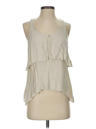 Pre-owned Bcbgeneration Sleeveless Blouse In White