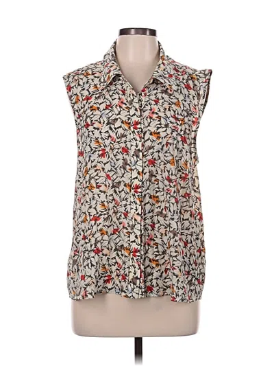 Pre-owned Bcbgeneration Sleeveless Blouse In White