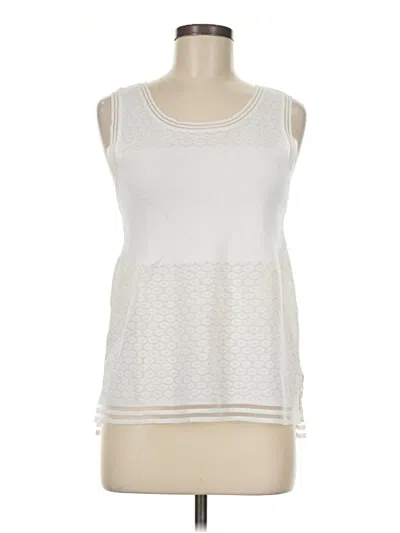 Pre-owned Bcbgeneration Sleeveless T-shirt In Ivory
