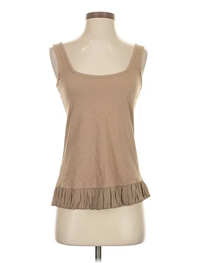 Pre-owned Bcbgeneration Sleeveless T-shirt In Tan