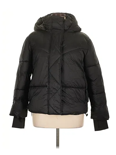 Pre-owned Bcbgeneration Snow Jacket In Black