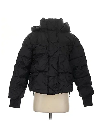 Pre-owned Bcbgeneration Snow Jacket In Black