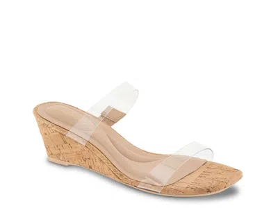 Bcbgeneration Stammie Wedge Sandal In Brown
