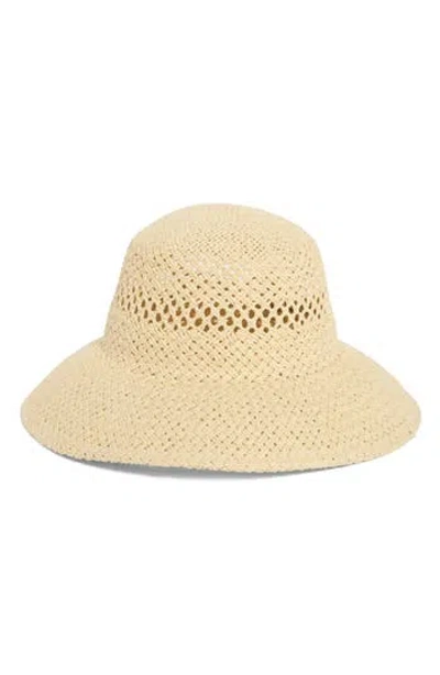 Bcbgeneration Straw Bucket Hat In Neutral